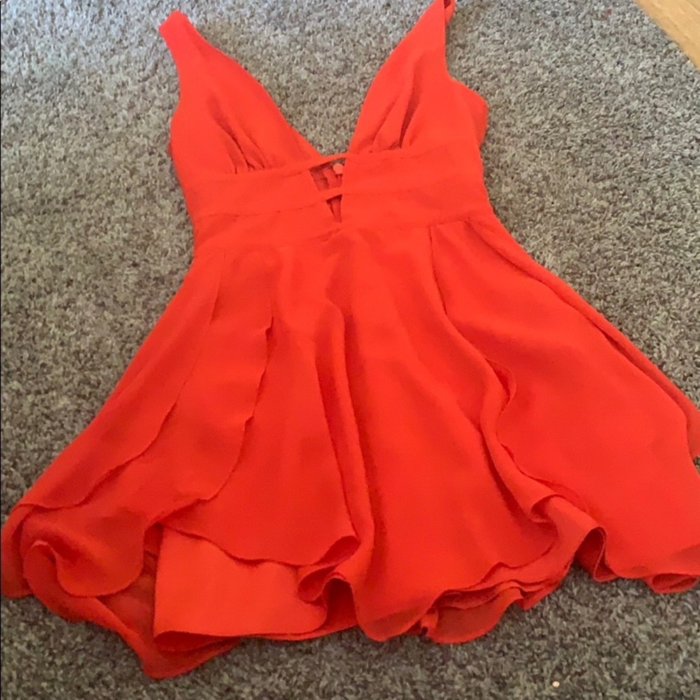 Red Bebe beautiful mini dress